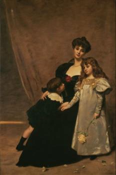 Carolus-Duran : Madame Faydou and her Children